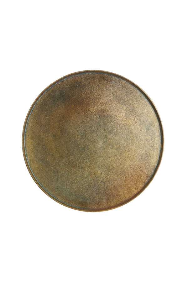 Light & Living - Decoratie schaal MAES - Brons - 50x50x1.5 cm