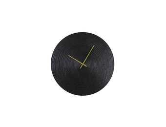 Light & Living - Klok CERVINO - Zwart - 58x2x58 cm