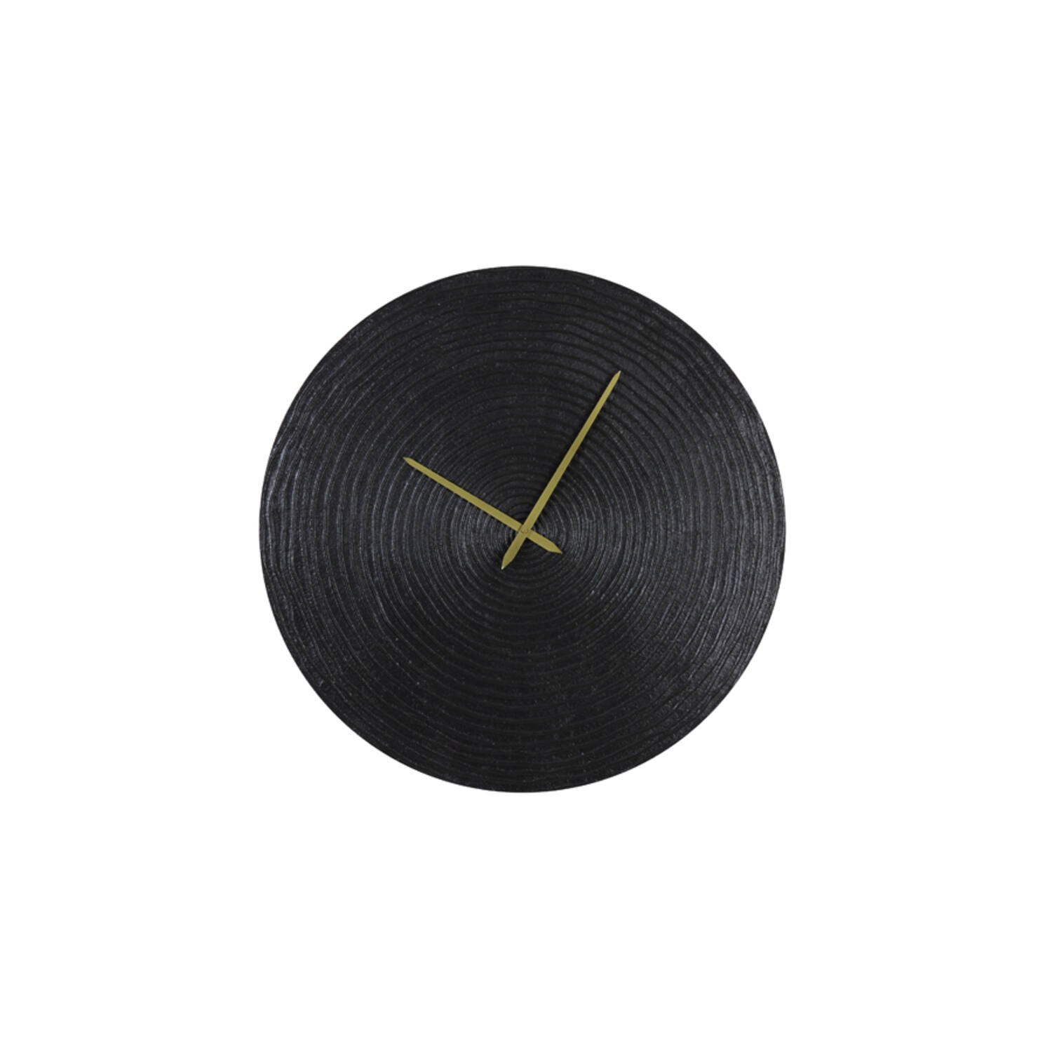 Light & Living - Klok CERVINO - Zwart - 58x2x58 cm