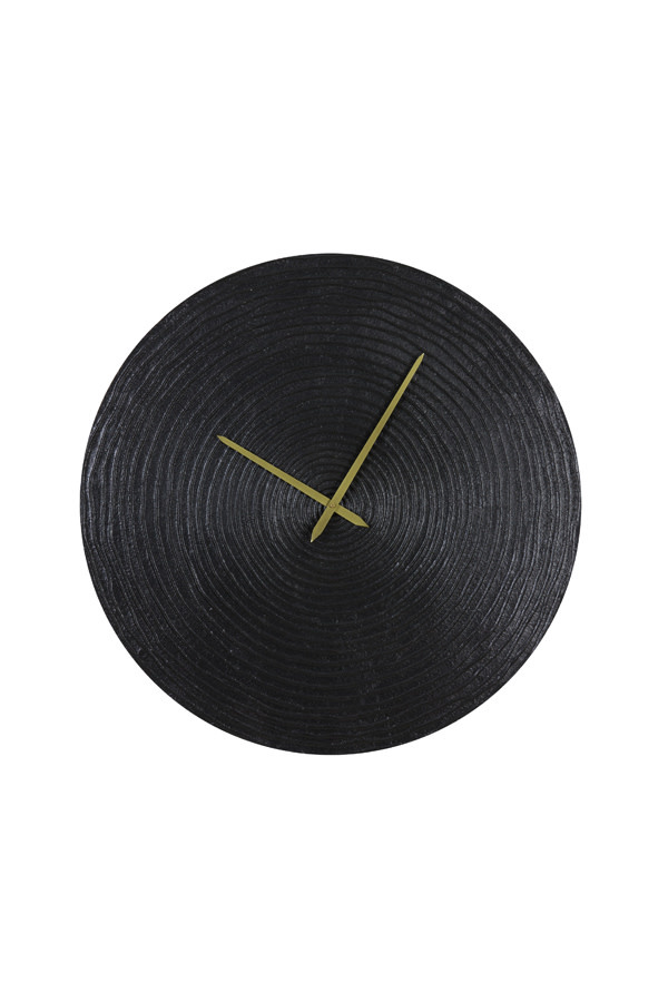 Light & Living - Klok CERVINO - Zwart - 58x2x58 cm