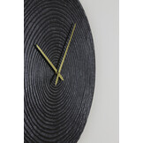 Light & Living - Klok CERVINO - Zwart - 58x2x58 cm