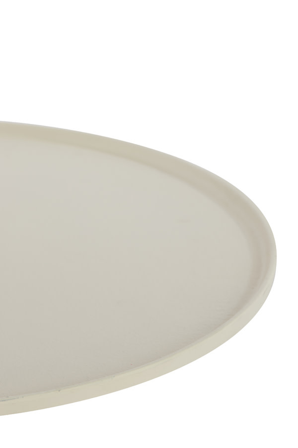 Light & Living - Decoratie schaal MAES - Wit - 50x50x1.5 cm