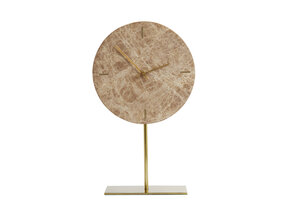 Light & Living - Klok MORENO - Bruin - 25.5x10x42.5 cm