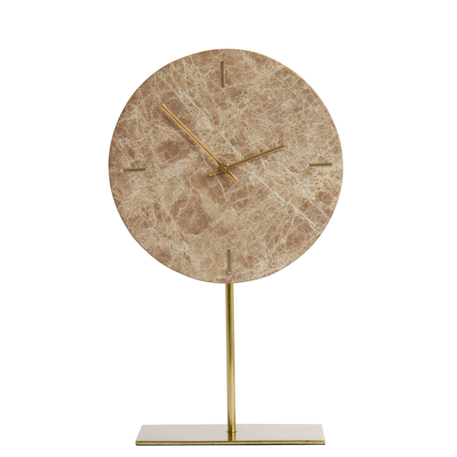 Light & Living - Klok MORENO - Bruin - 25.5x10x42.5 cm