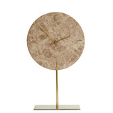 Light & Living - Klok MORENO - Bruin - 25.5x10x42.5 cm