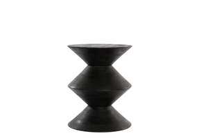 Light & Living - Tafel LARUS - Zwart - 40x40x50 cm