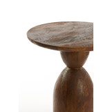 Light & Living - Tafel TORIR - Bruin - 40x40x50 cm