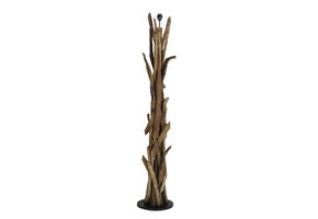 Light & Living - Vloerlamp VIDIN  - 35x35x182cm - Bruin