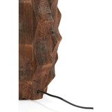Light & Living - Lampvoet TAKABE - Bruin - 20x20x38 cm