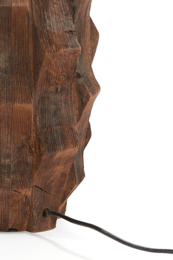 Light & Living - Lampvoet TAKABE - Bruin - 20x20x38 cm