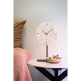 Light & Living - Klok MORENO - Wit - 25.5x10x42.5 cm