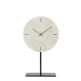 Light & Living - Klok MORENO - Wit - 25.5x10x42.5 cm
