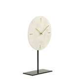 Light & Living - Klok MORENO - Wit - 25.5x10x42.5 cm