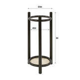 Hoyz Collection - Paraplubak Luno Rond - Drift Brown