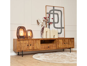 Starfurn - Tv meubel Brandy - Bruin - 40x220x55 cm