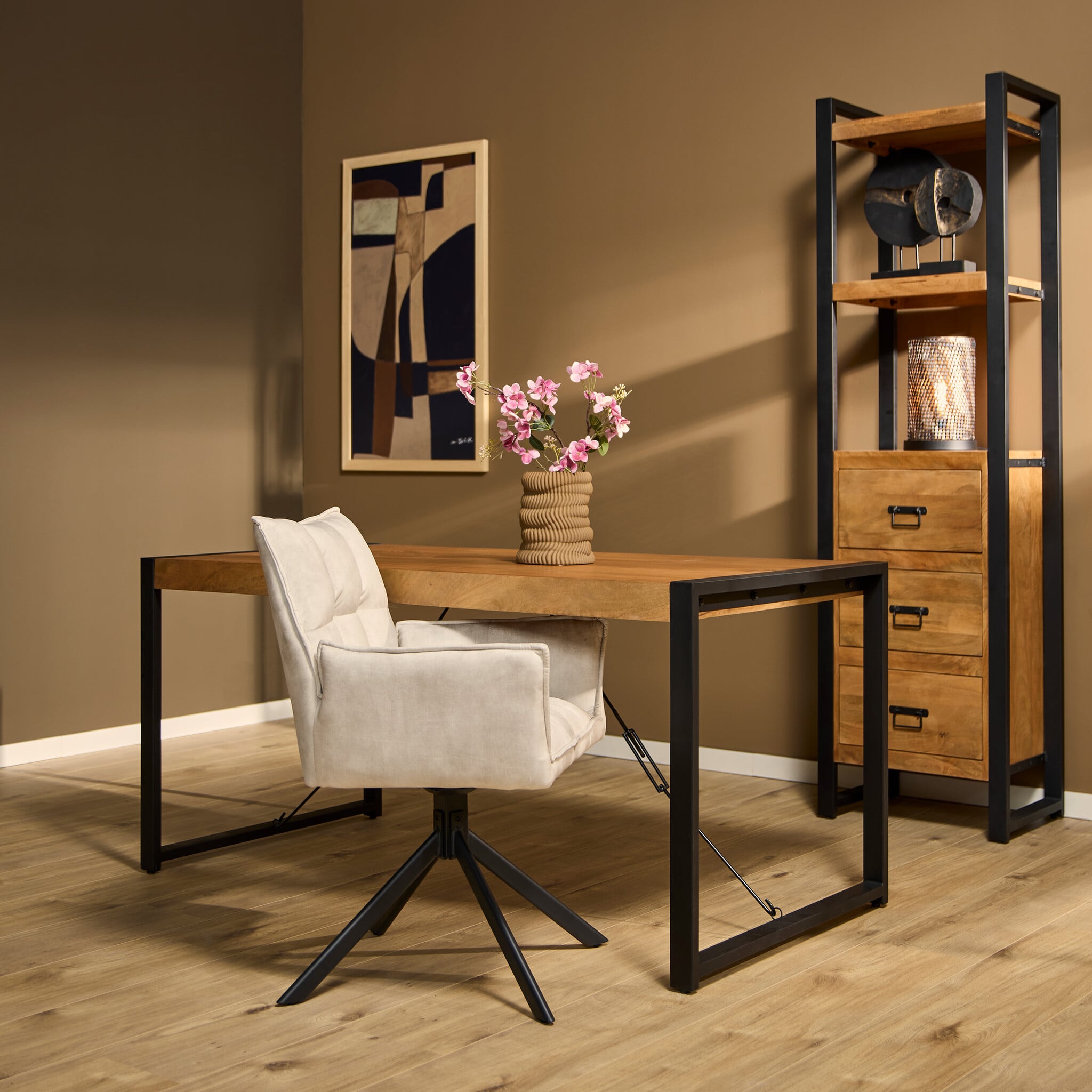 Starfurn - Eettafel Boaz - Bruin - 80x160x76 cm