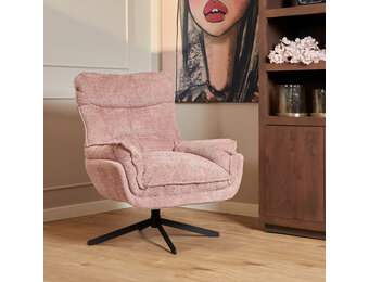 Starfurn - Fauteuil Vera - Roze - 83x115x59 cm