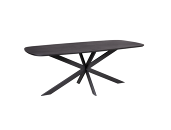 Starfurn - Eettafel Elegance - Zwart - 110x240x76 cm