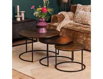 Starfurn - Salontafel Xaro - Brons - 75x75x75 cm