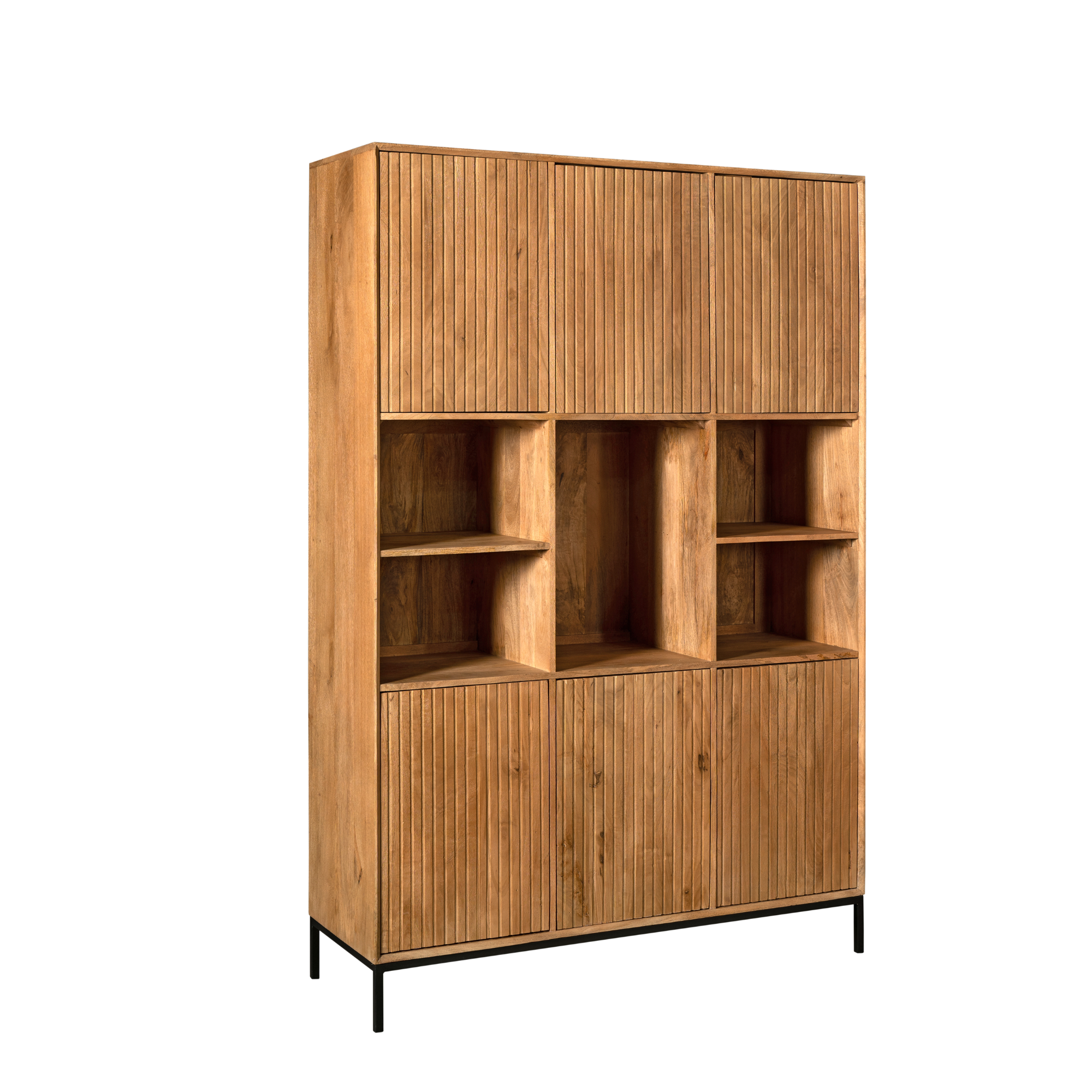 Starfurn - Vakkenkast Madison - Bruin - 45x135x200 cm