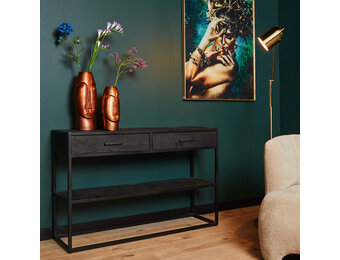 Starfurn - Sidetable New York - Zwart - 35x120x76 cm