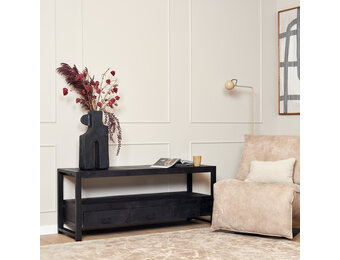 Starfurn - Tv meubel Boaz - Zwart - 45x150x60 cm