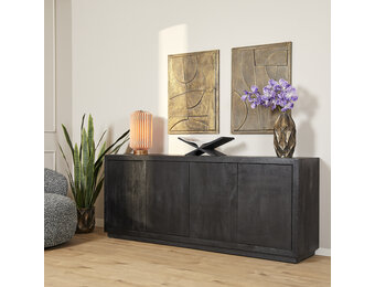 Starfurn - Dressoir Brussel - Zwart - 45x200x80 cm