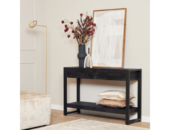 Starfurn - Sidetable Boaz - Zwart - 35x120x76 cm
