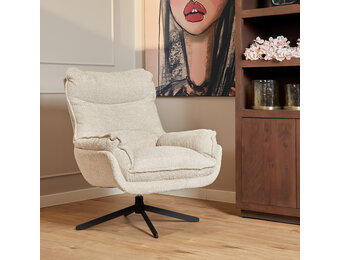 Starfurn - Fauteuil Vera - Wit - 83x115x59 cm