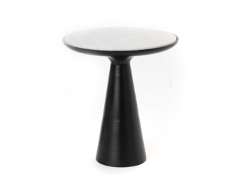 Starfurn - Bijzettafel Essy - Zwart - 38x38x63 cm