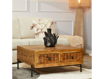 Starfurn - Salontafel Brandy - Bruin - 80x80x40 cm
