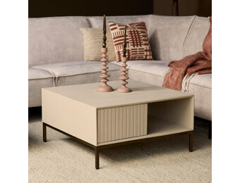 Starfurn - Salontafel Madison - Beige - 80x80x40 cm