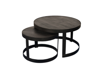 Starfurn - Salontafel  - Zwart - 70x70x45 cm