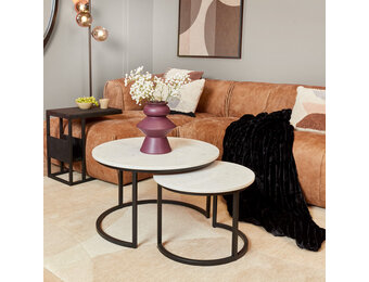 Starfurn - Salontafel Nova - Wit - 70x70x45 cm