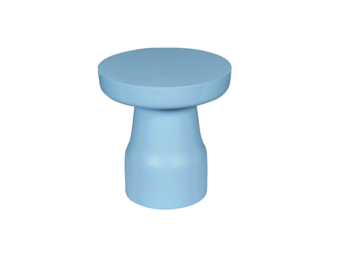 Starfurn - Bijzettafel Drum - Blauw - 40x40x42 cm