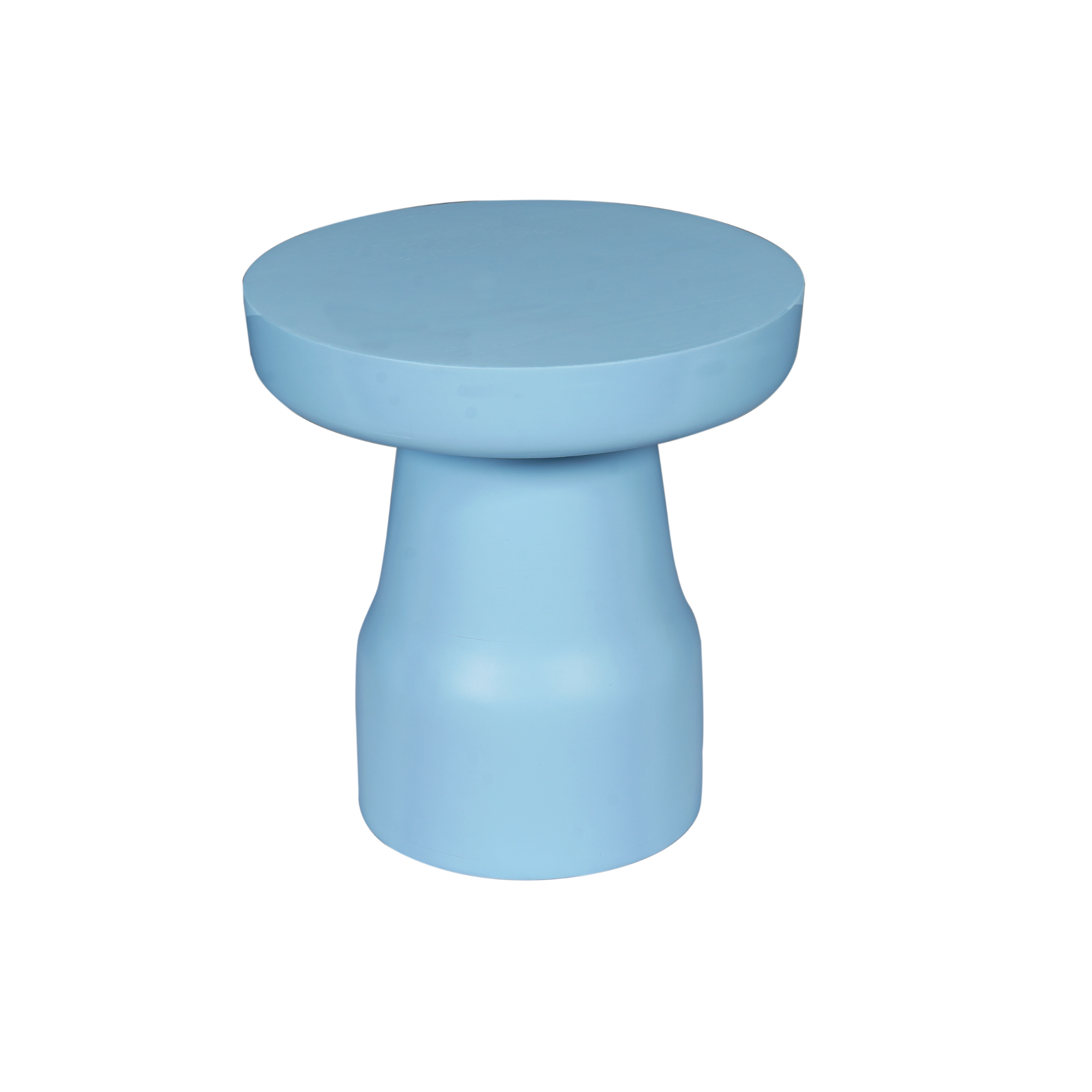Starfurn - Bijzettafel Drum - Blauw - 40x40x42 cm