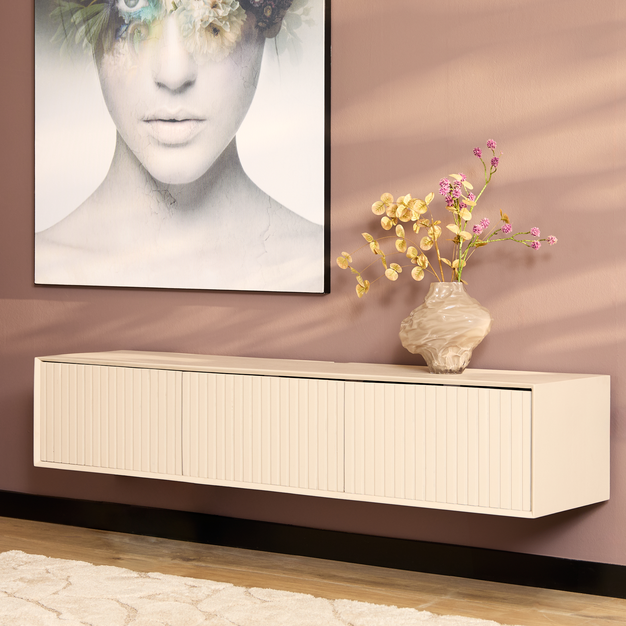 Starfurn - Tv meubel Madison - Beige - 35x160x30 cm