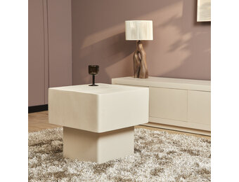 Starfurn - Salontafel Saya - Wit - 50x50x51 cm