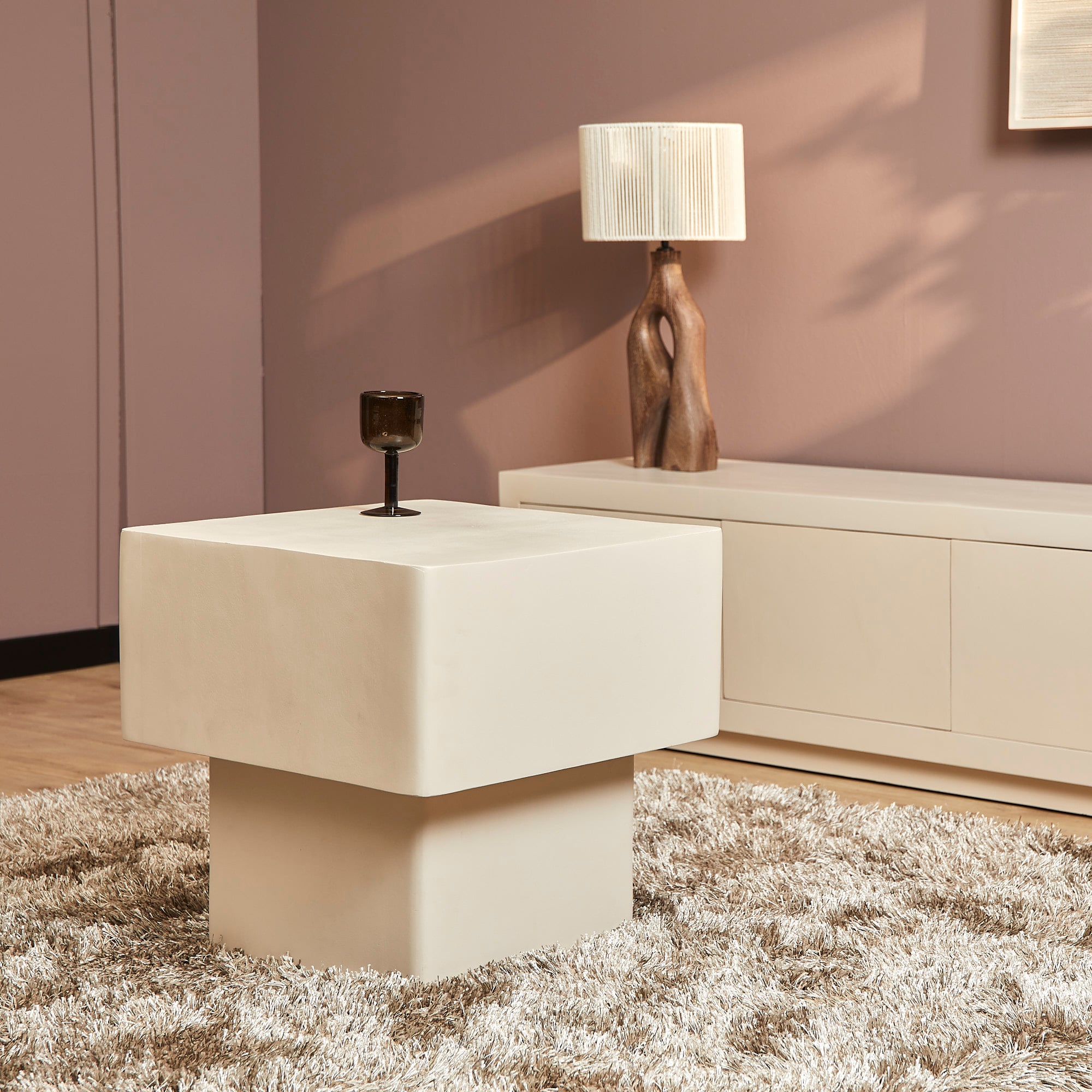 Starfurn - Salontafel Saya - Wit - 50x50x51 cm