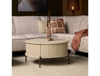 Starfurn - Salontafel Madison - Beige - 80x80x40 cm