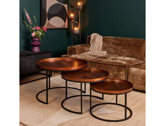 Starfurn - Salontafel Clive - Koper - 70x70x50 cm