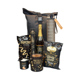 Kerstpakket drinkfles - Norländer rugzak zwart