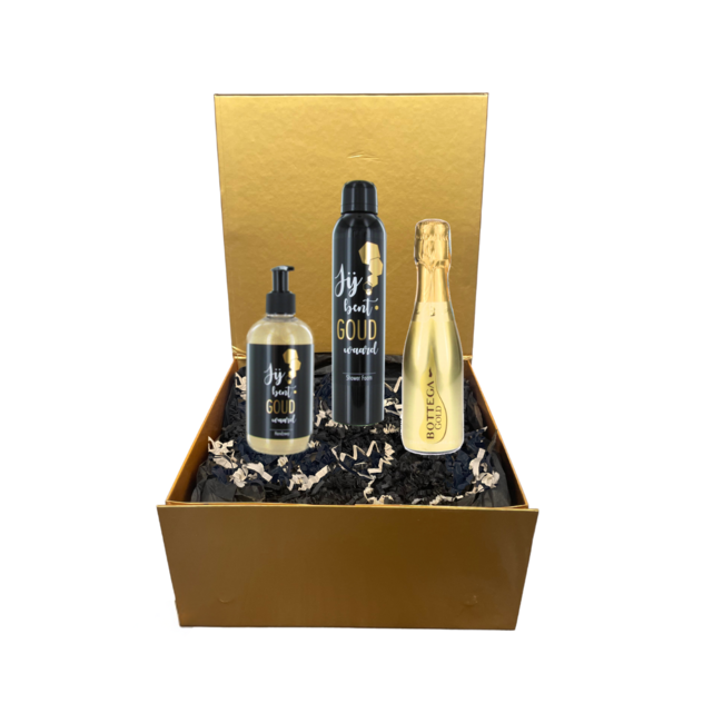 Jij bent goud waard giftbox met Bottega Gold prosecco