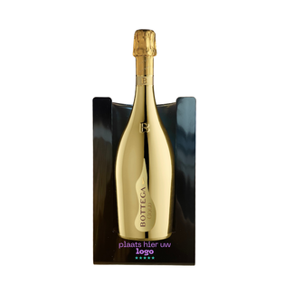 Relatiegeschenk wijnkoeler zwart - Bottega gold