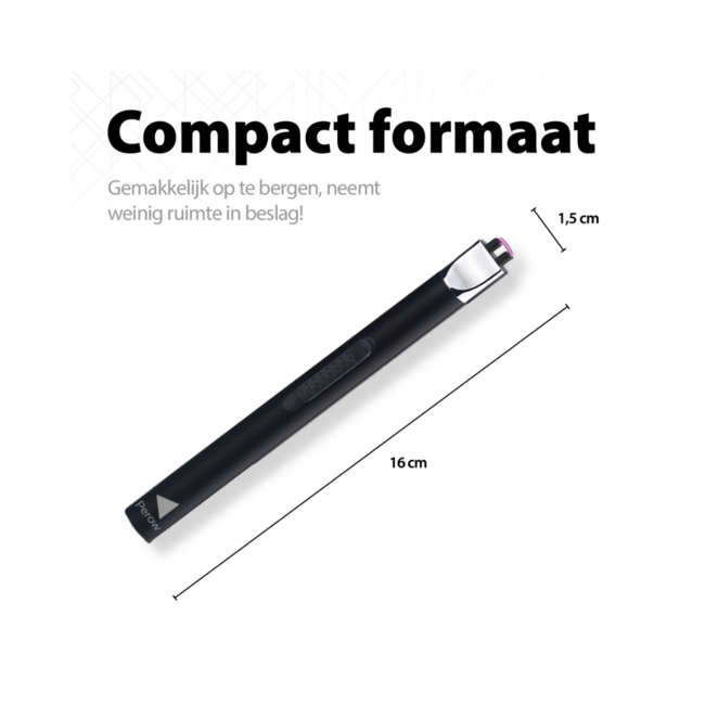 Relatiegeschenk - elektrische aansteker oplaadbaar klein zilver