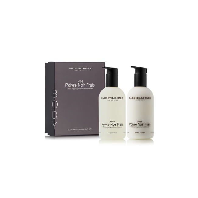 Body gift set - Poivre Noir Frais