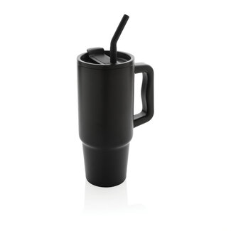 Thermosbeker 900 ml  zwart - eigen logo