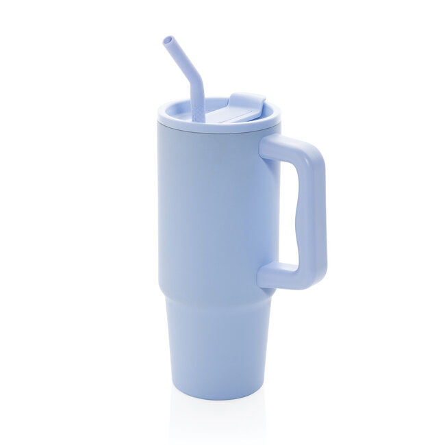 Thermosbeker 900 ml  lichtblauw - eigen logo