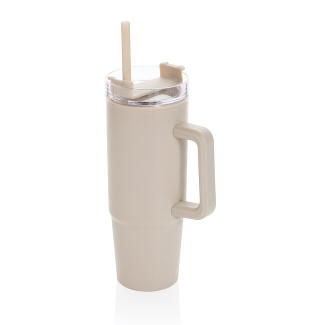 Drinkbeker 900 ml beige - met eigen logo mogelijk