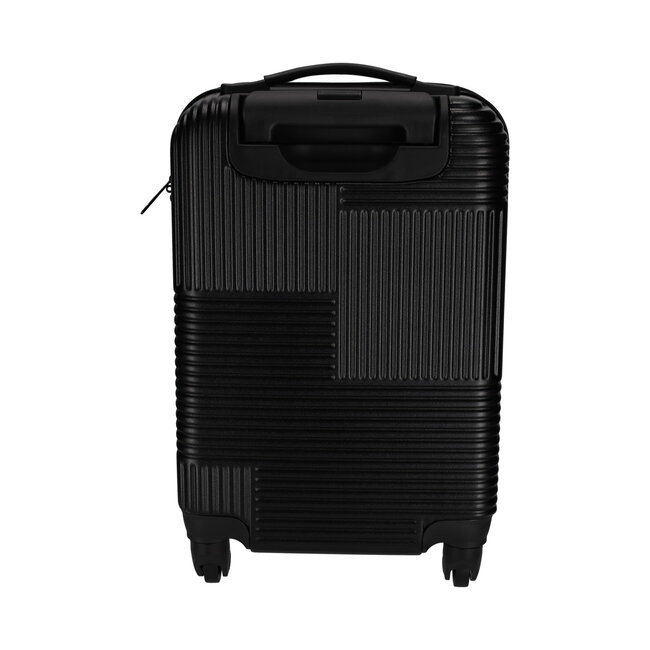 Handbagage sticker trolley 54x32x22 cm zwart - gepersonaliseerd met logo